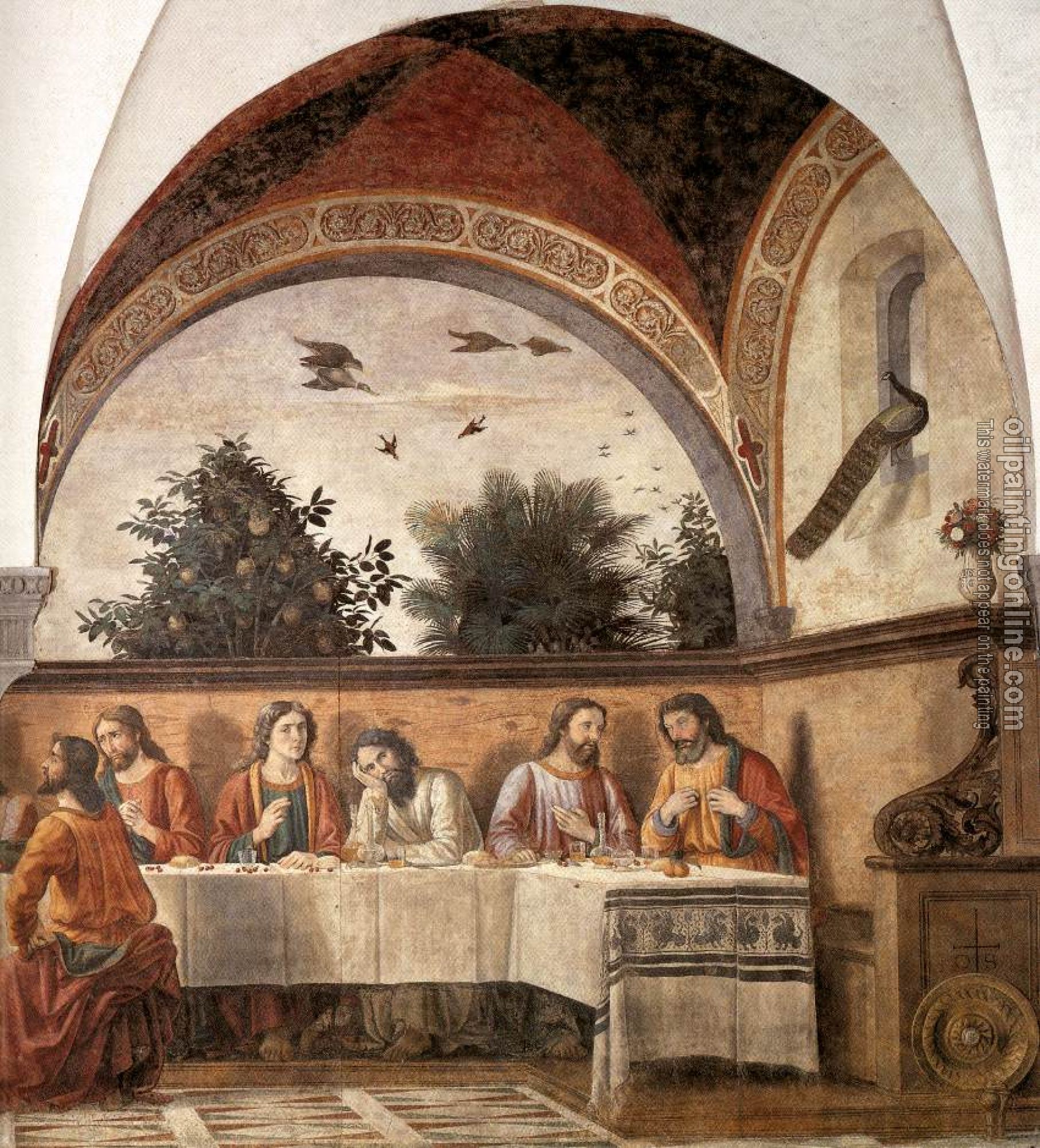 Ghirlandaio, Domenico - Last Supper 2 detail